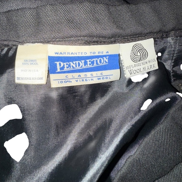 Pendleton 100% Wool Skirt SZ Office Career Slit - Picture 4 of 6